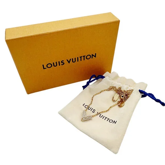 LOUIS VUITTON Gold Pearl Necklace - Picture 7 of 7